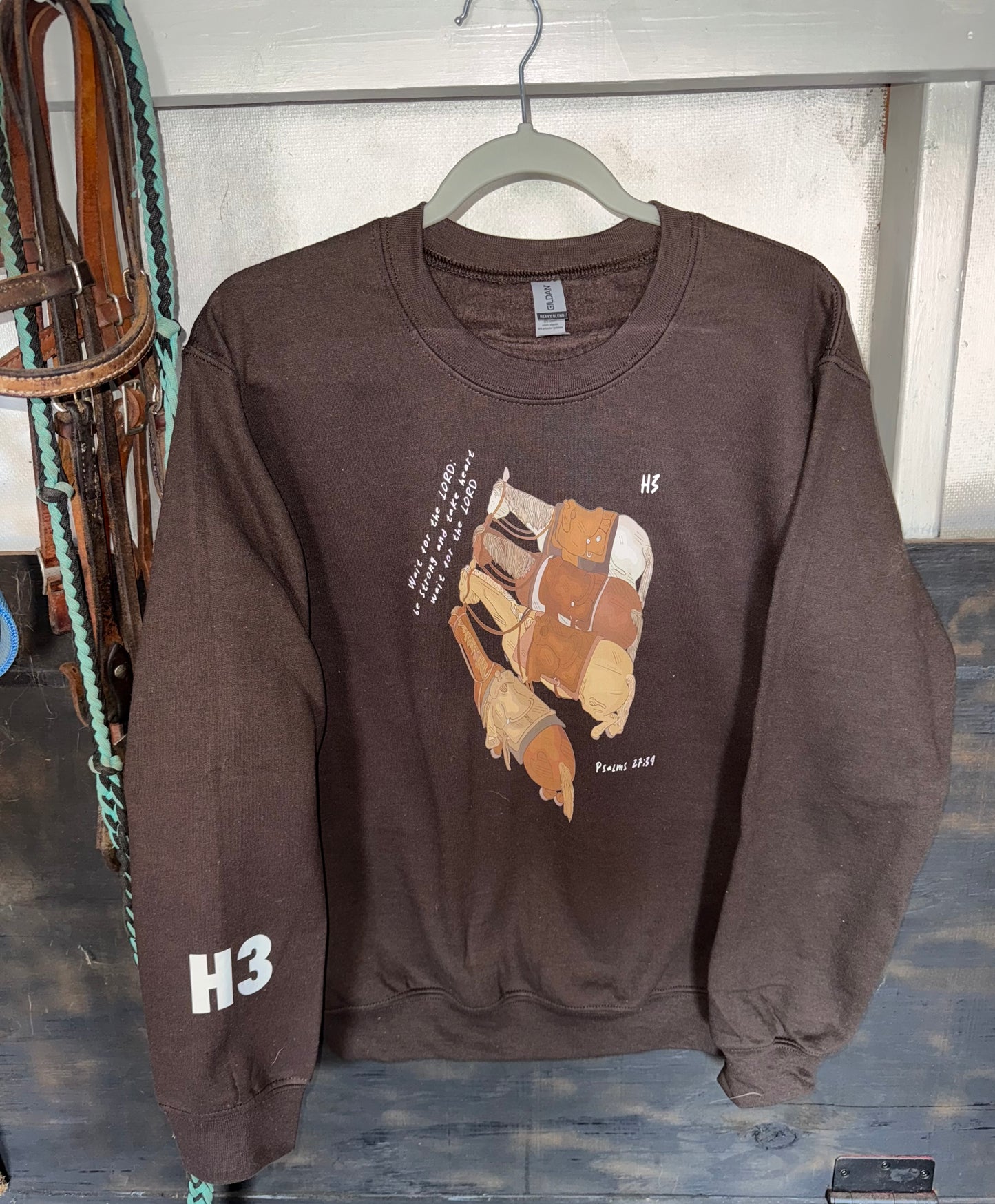 Psalms 27;14 Crewneck