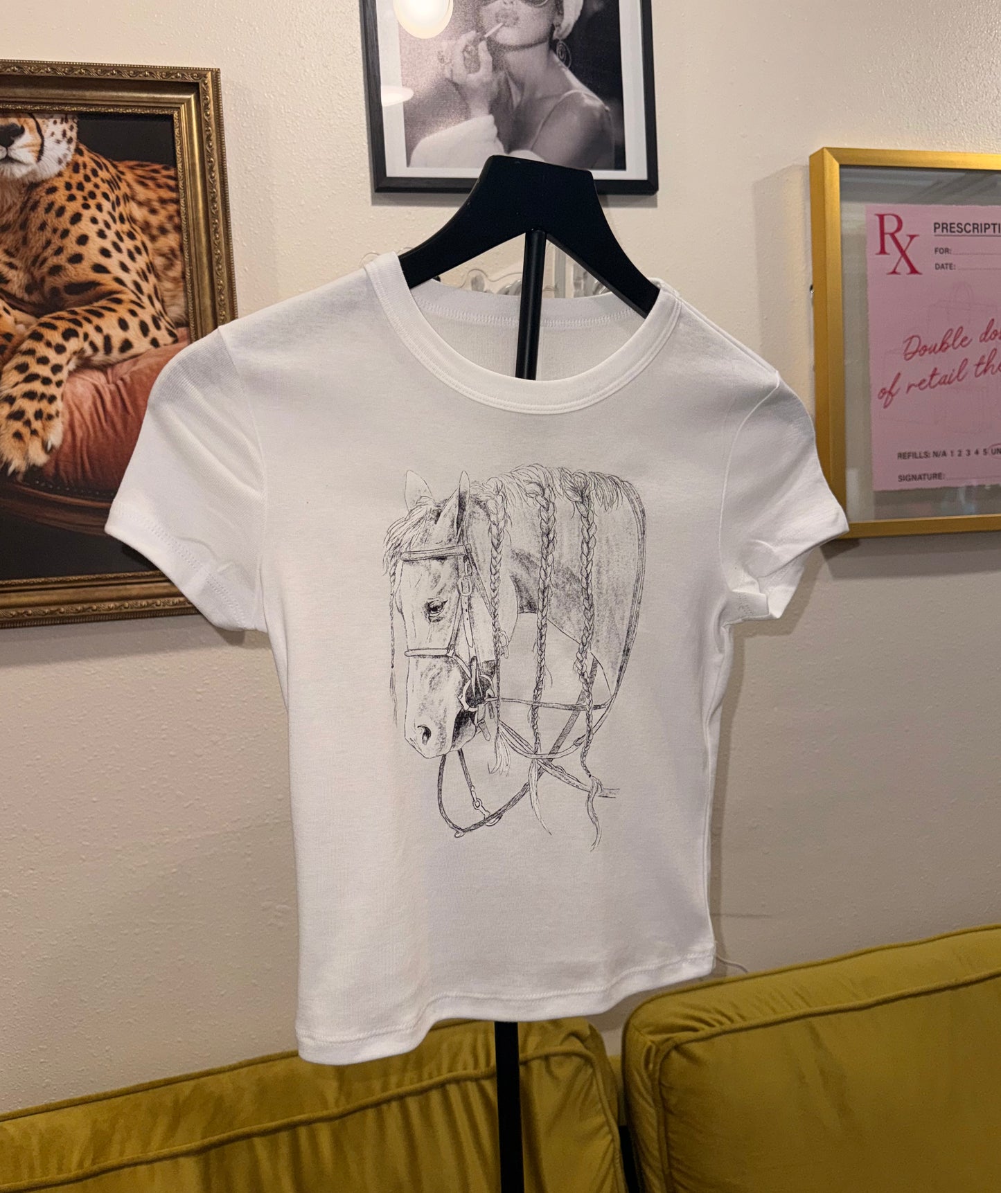 Braids baby tee (pre-order)