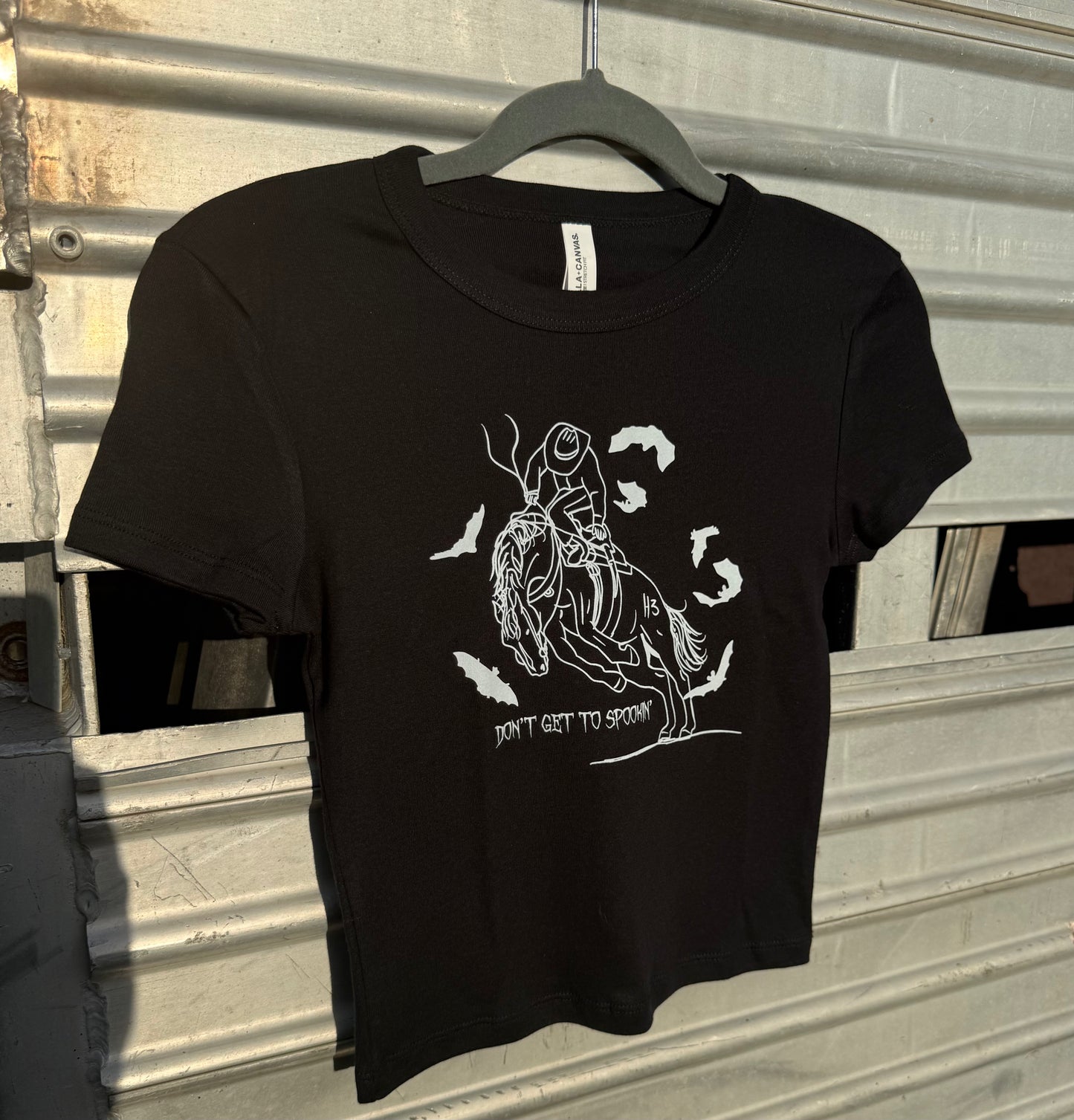 don’t get the spooks Baby Tee (Halloween Edition)
