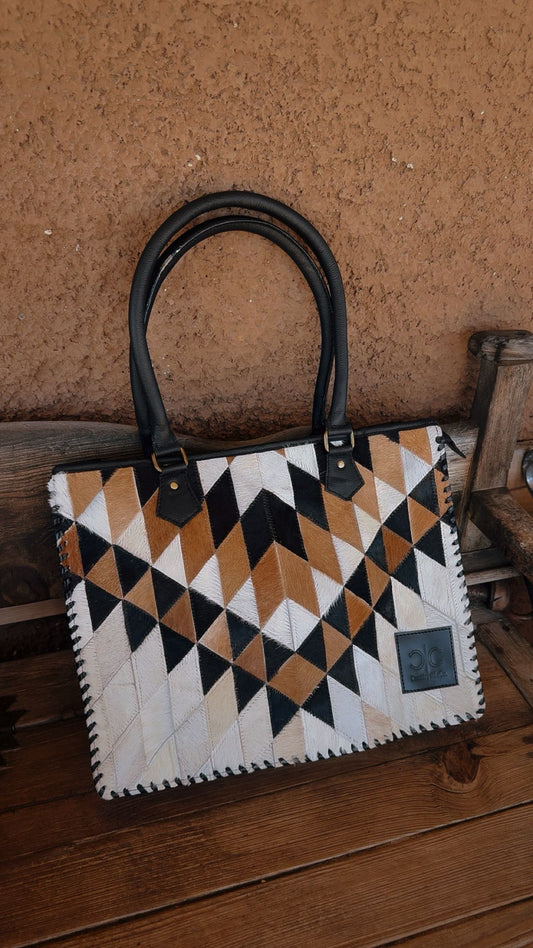 Cora Cowhide Tote