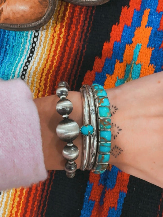 Graduated Sterling Bracelet