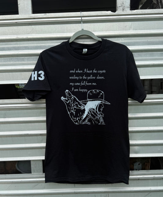 the coyote and the cowgirl t-shirt (pre-order)