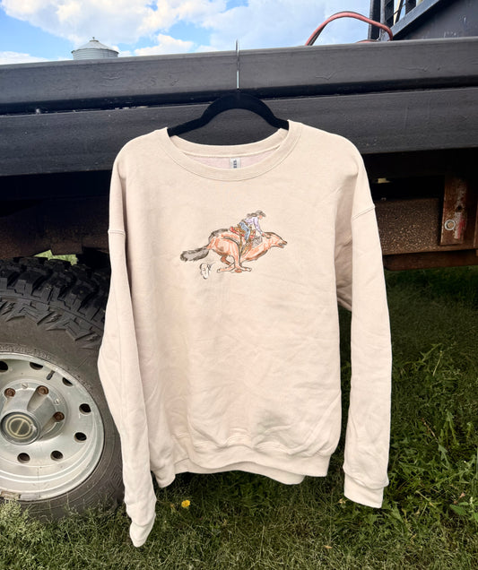 Sagebrush Bronc Rugged Crewneck