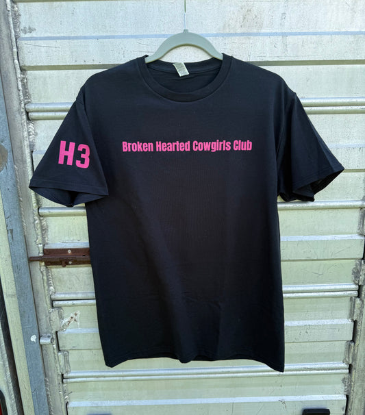 broken hearted cowgirls club tshirt
