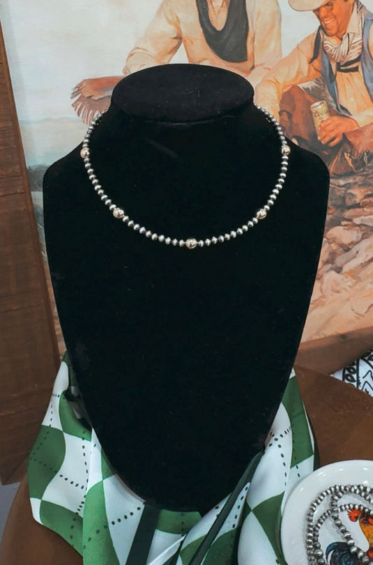 Sterling n Gold Necklace