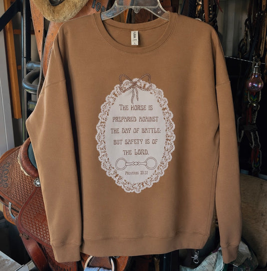 Proverbs 21:31 crewneck