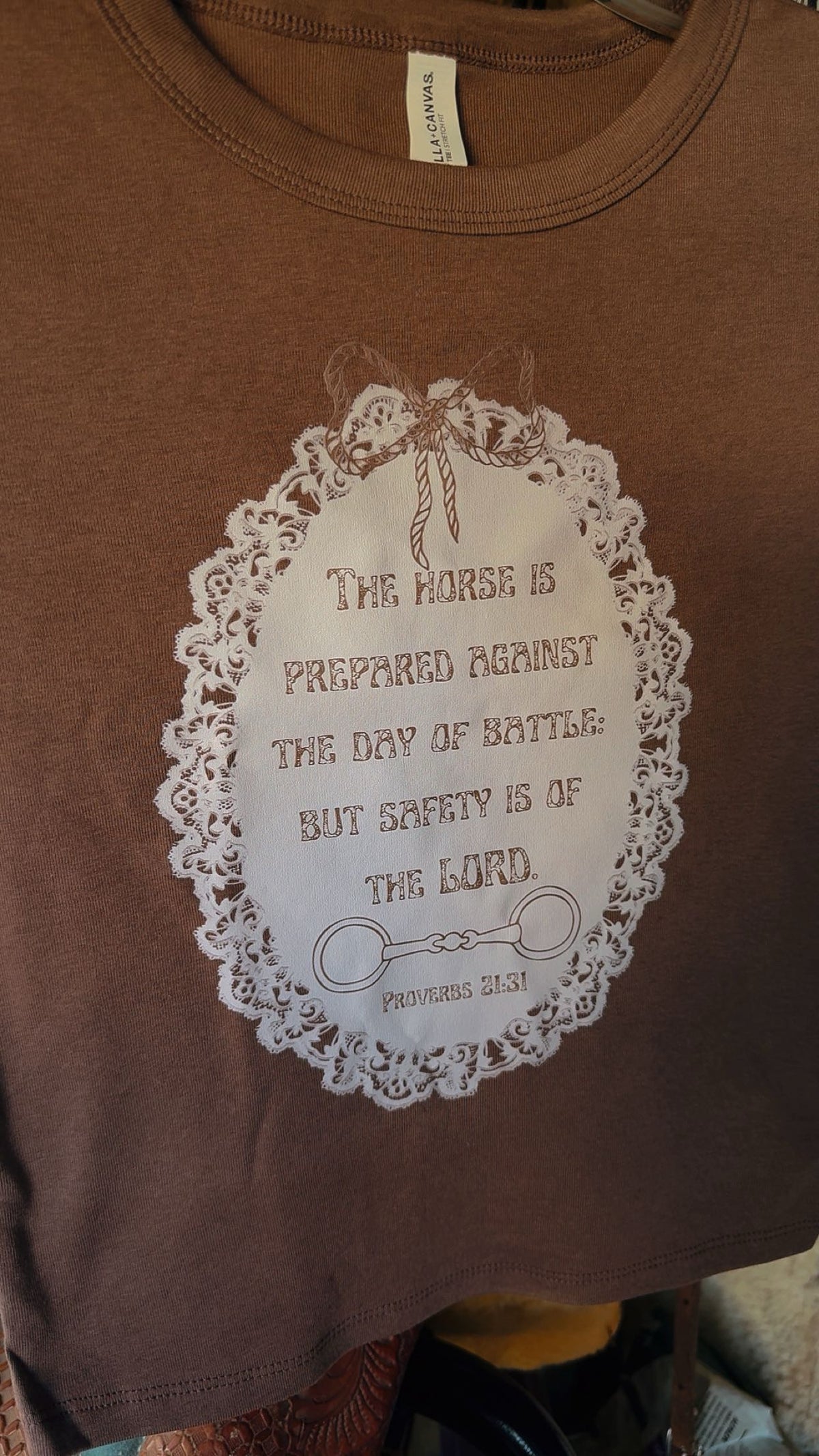 Proverbs 21:31 baby tee