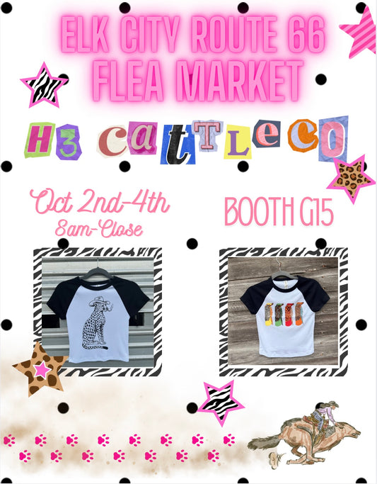 Editable Vendor Event Flyer Canva Template | Western Cowgirl Boutique Market Announcement